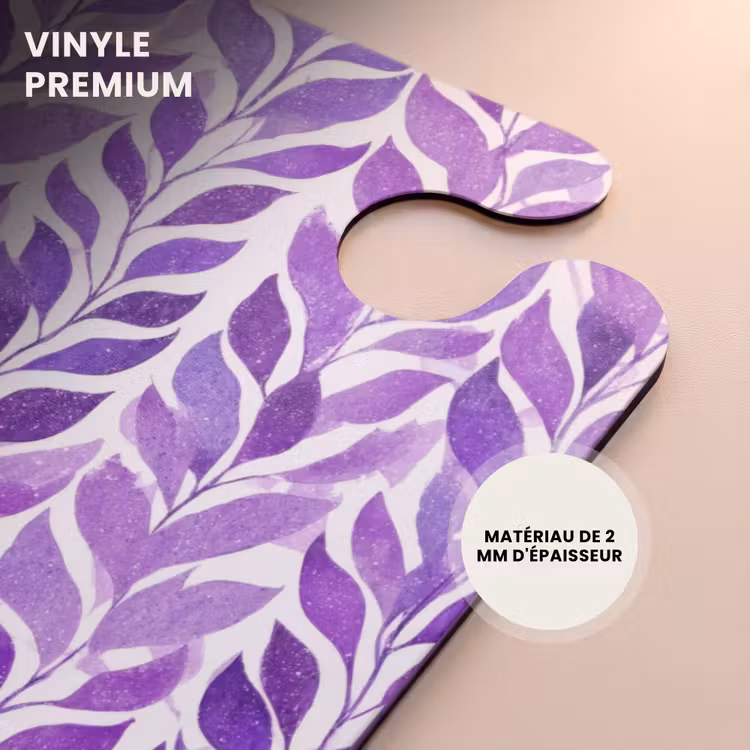 CaseSwap - Violet - Botanique - Feuilles - Aquarelle - Branches - Motif — 5