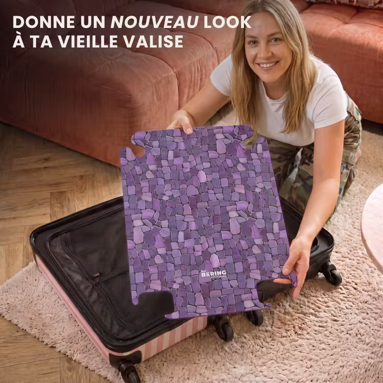 CaseSwap - Violet - Mosaïque - Éclats - Pierre - Motif — 3