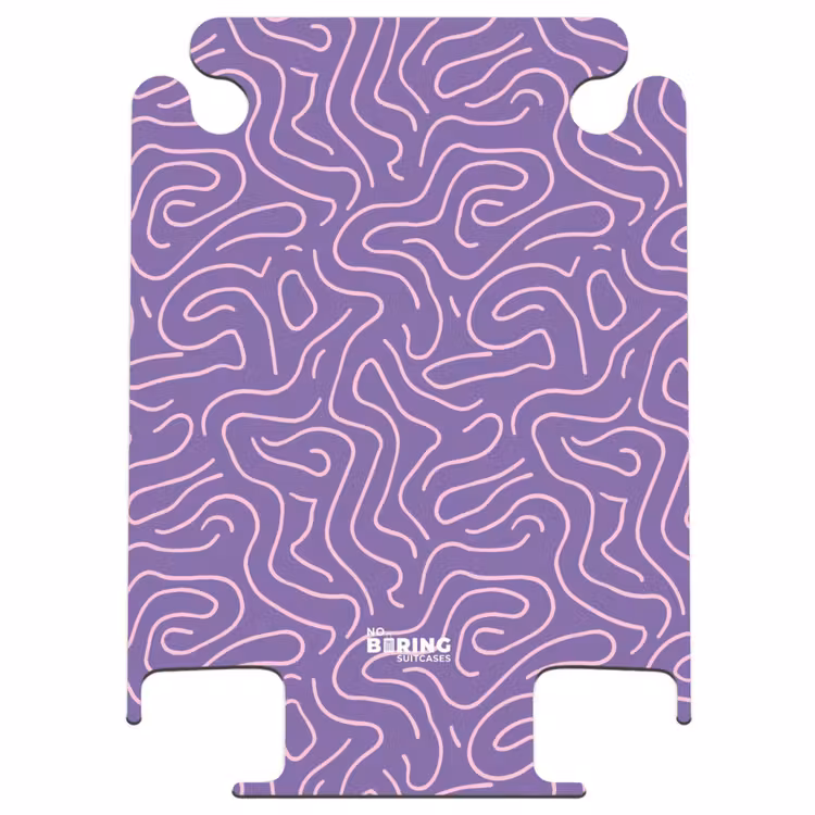 CaseSwap - Violet - Rose - Abstrait - Lignes - Labyrinthe - Motif — 1