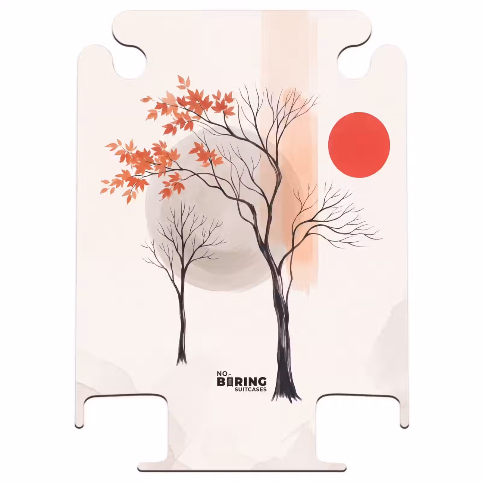 CaseSwap™ - Arbre - Rouge - Abstrait — 1