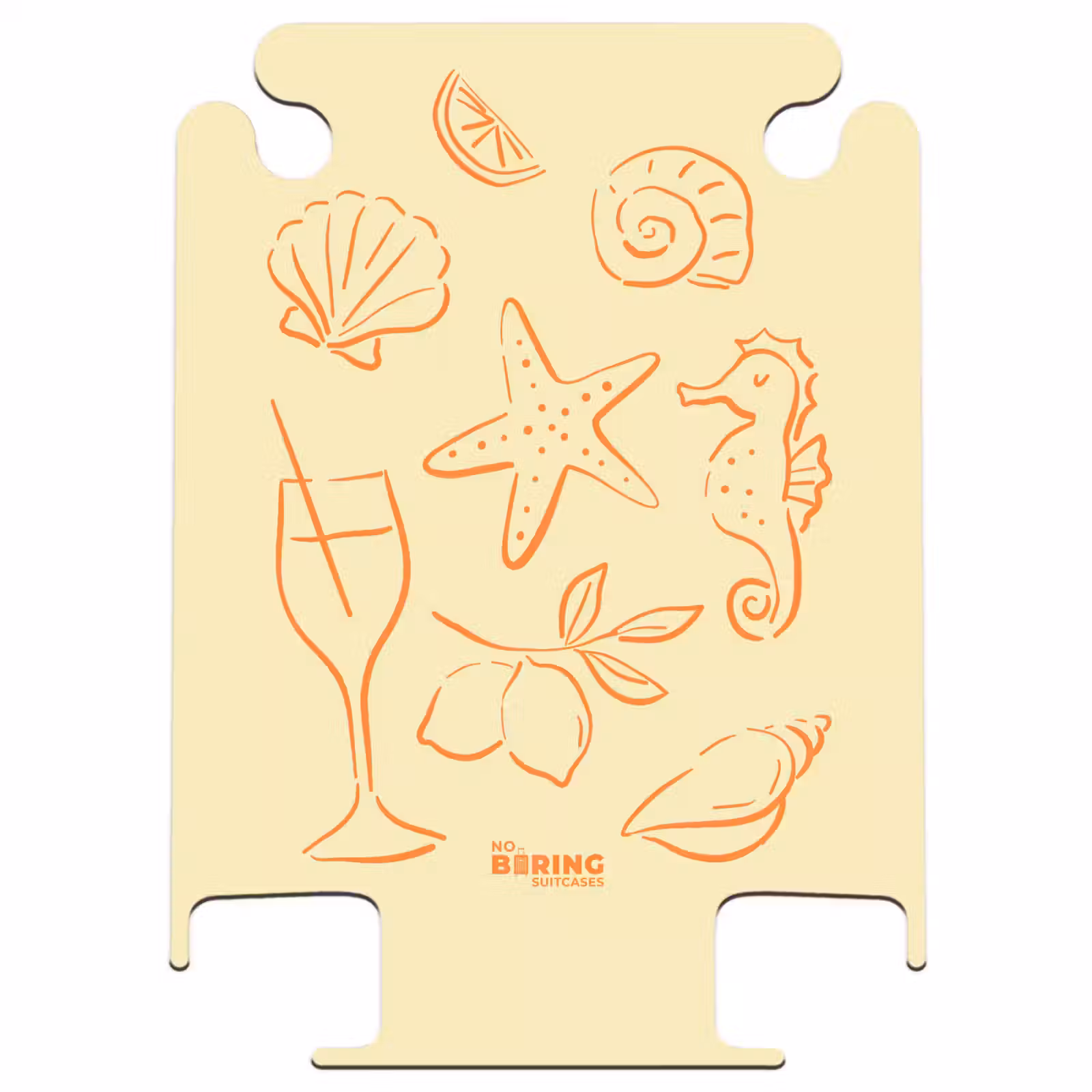CaseSwap - doodles - Coquillages - Jaune — 1