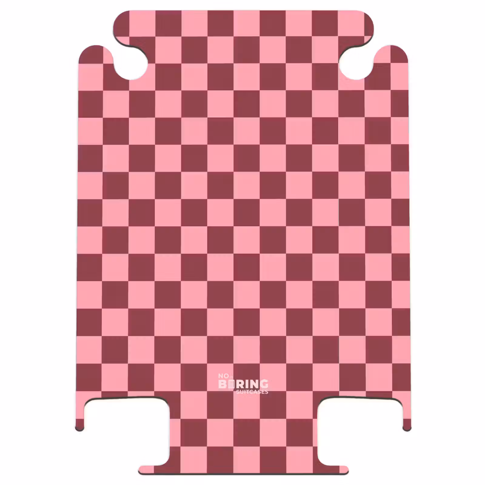 CaseSwap - Motif en damier - Rouge - Rose — 1