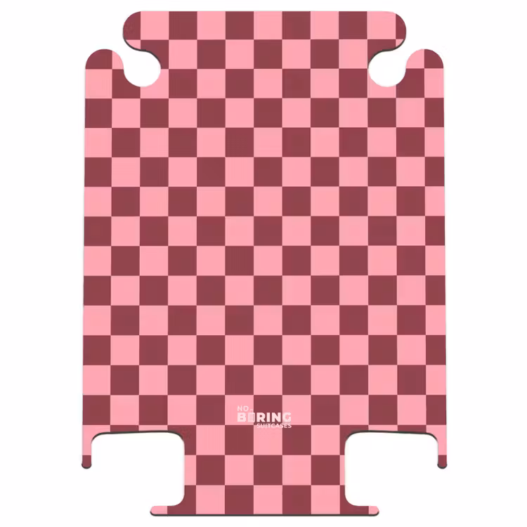 CaseSwap - Motif en damier - Rouge - Rose — 1
