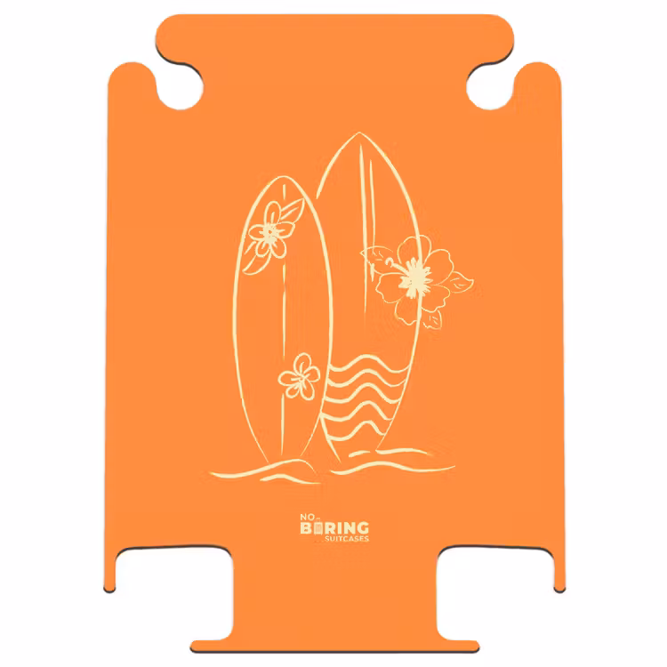CaseSwap - Planches de surf - Orange - Fleurs — 1
