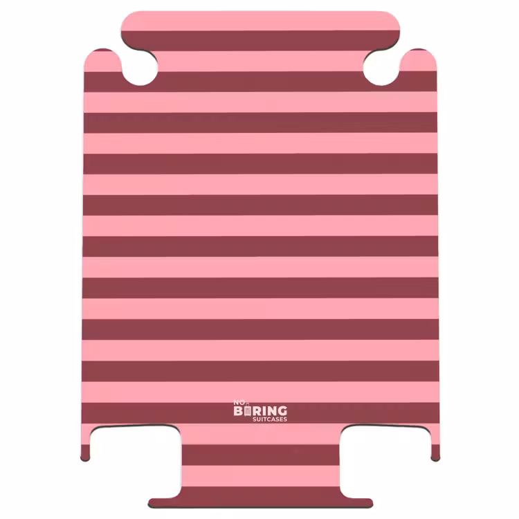 CaseSwap - Rayures horizontales - Rouge - Rose — 1