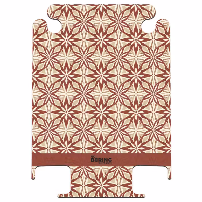 CaseSwap™ - Rouge bordeaux - Géométrique - Carreau - Motif