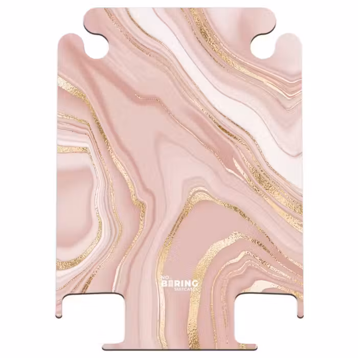 CaseSwap™ - Marbre - Marbre rose avec accents dorés