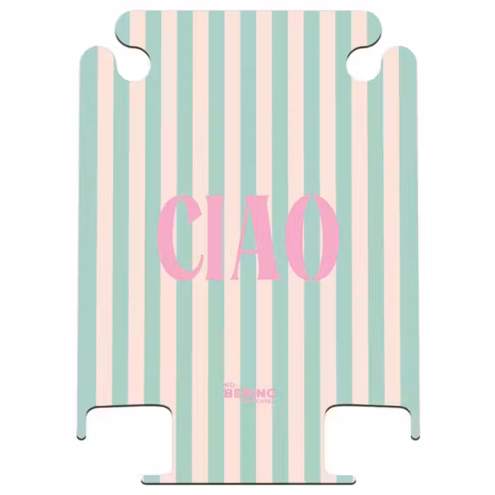 CaseSwap™ - Citations - Ciao vert menthe et couleur saumon