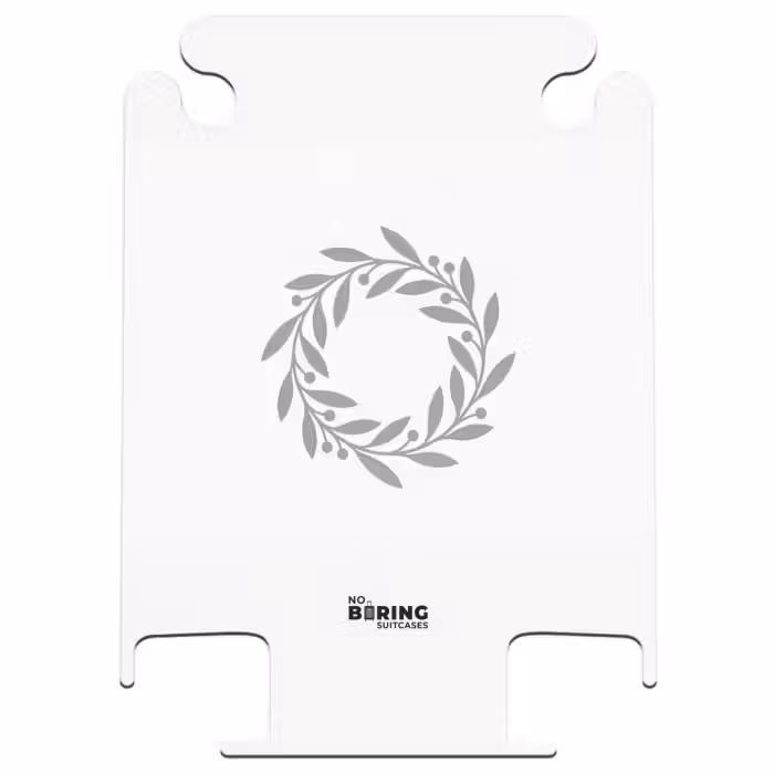 CaseSwap™ - Couronne - Feuilles - Nature - Minimaliste - Gris