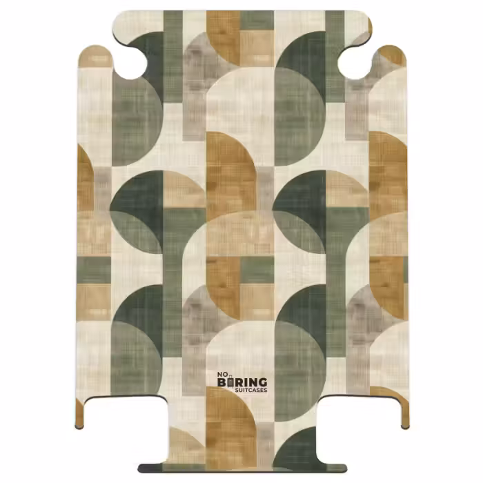 CaseSwap™ - Vert d'olive - Géométrique - Abstrait - Mid-Century - Lin - Motif