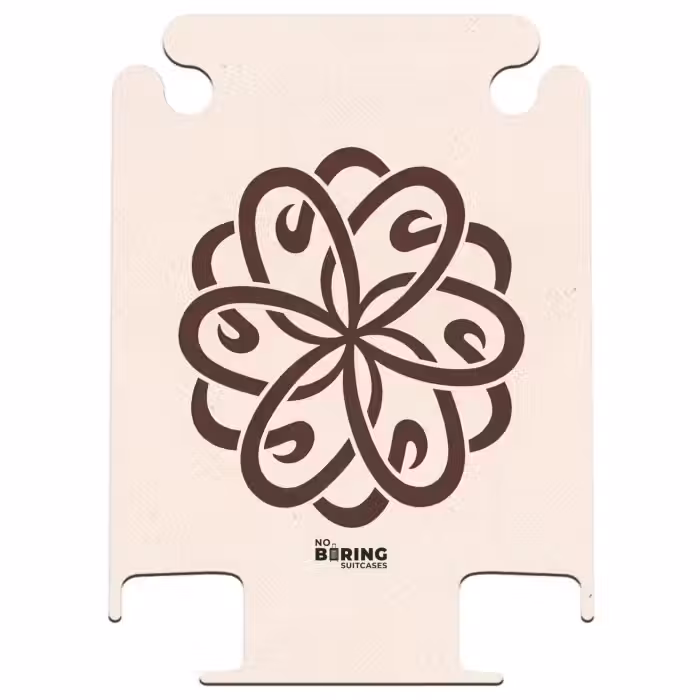 CaseSwap™ - Motif - Bouton - Abstrait - Moderne - Marron