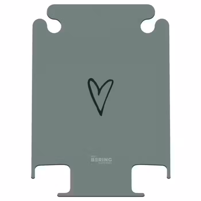 CaseSwap™ - Fond vert avec cœur noir
