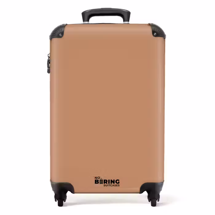Valise - Teinte chaude brun clair