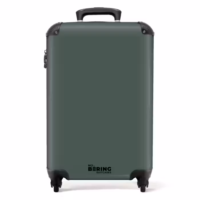 Valise - Teinte gris-vert foncé