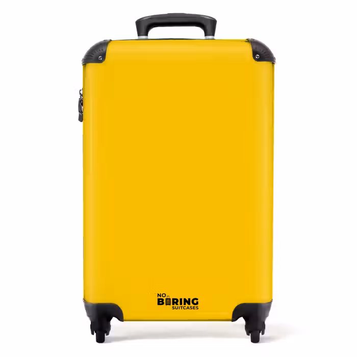 Valise - Teinte jaune d'or