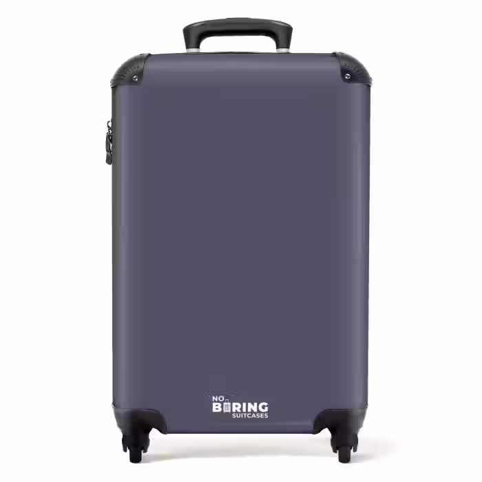 Valise - Teinte gris foncé-violet