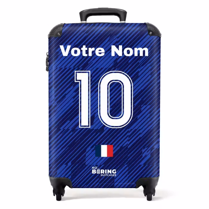 Valise avec nom - Maillot domicile de la France