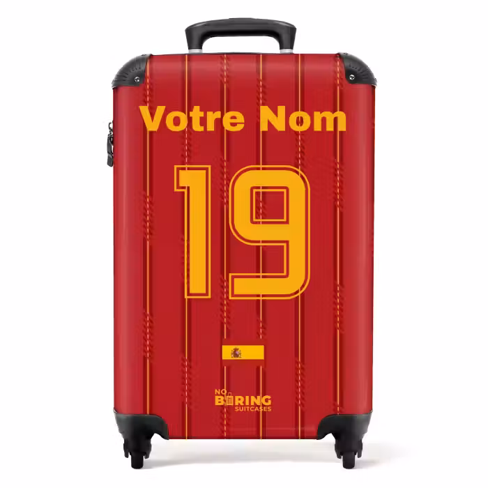 Valise avec nom - Maillot domicile de l'Espagne