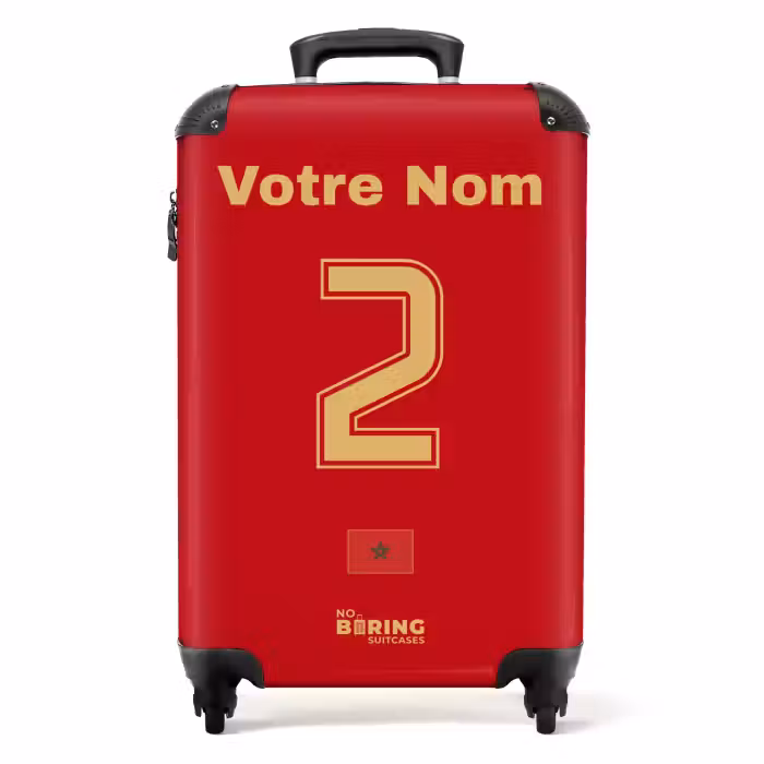 Valise avec nom - Maillot domicile du Maroc