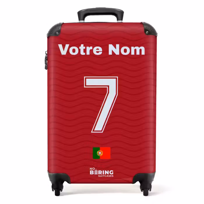 Valise avec nom - Maillot domicile du Portugal