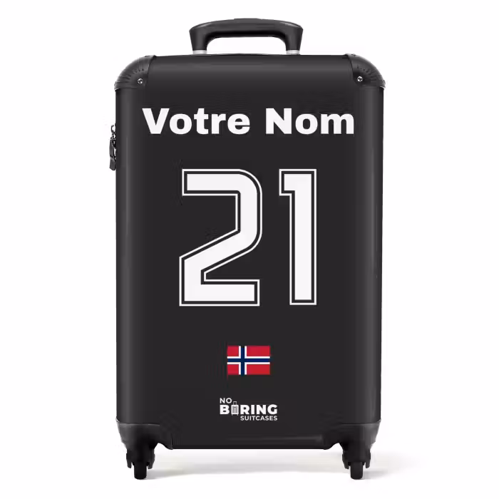Valise avec nom - Maillot extérieur de la Norvège
