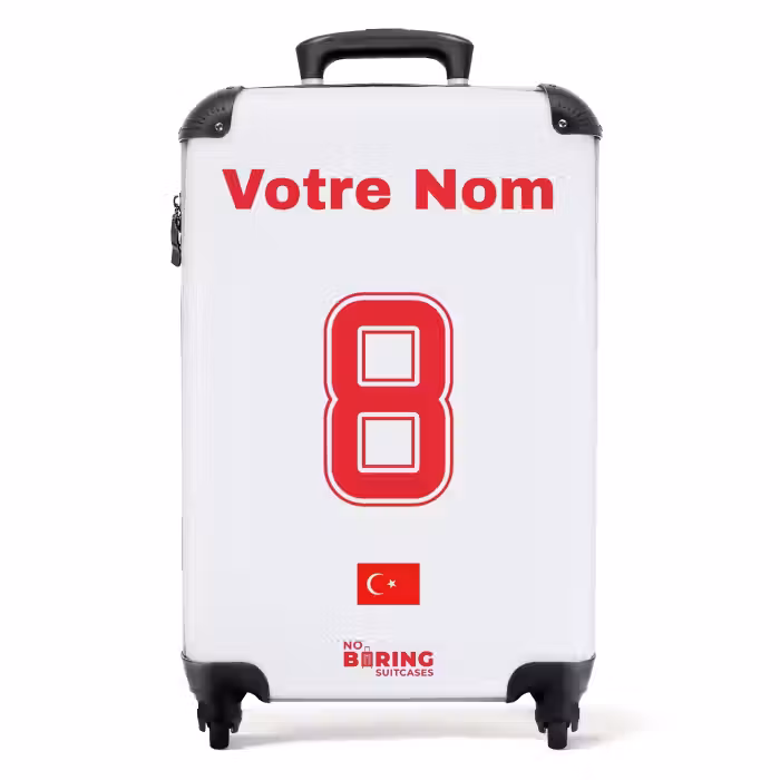Valise avec nom - Maillot extérieur de la Turquie