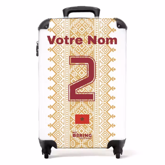 Valise avec nom - Maillot extérieur du Maroc