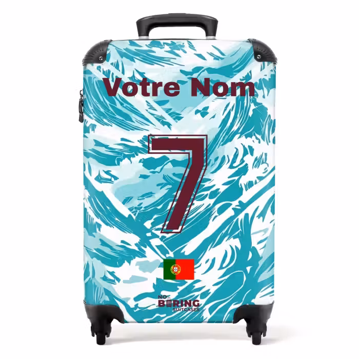 Valise avec nom - Maillot extérieur du Portugal