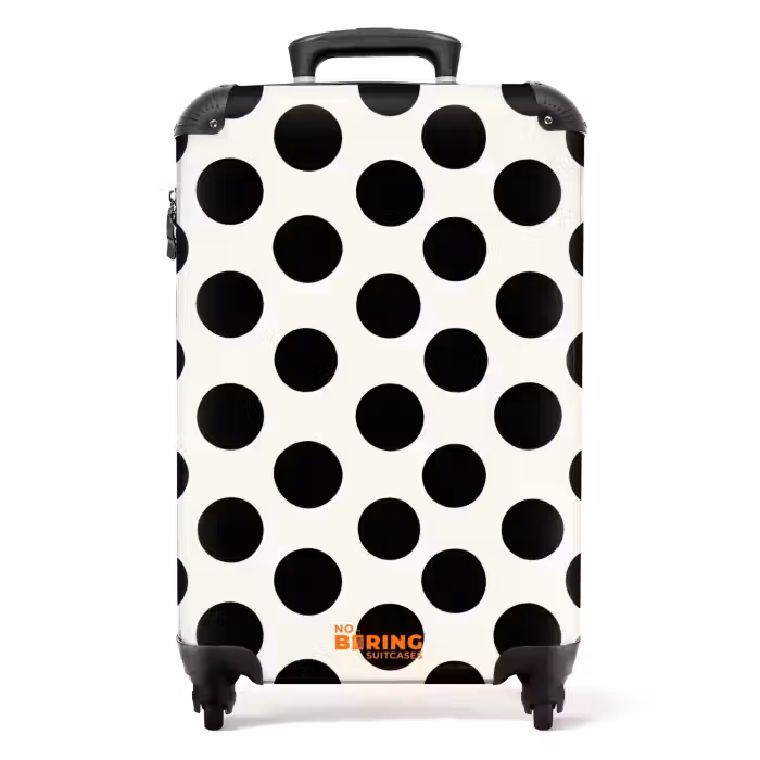 Valise - Classique - Pois - Noir