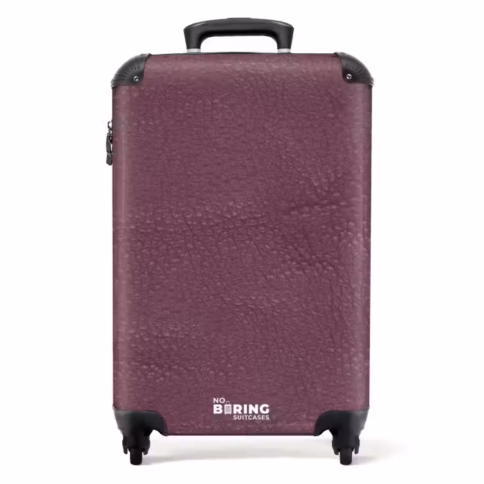 Valise - Cuir de veau violet