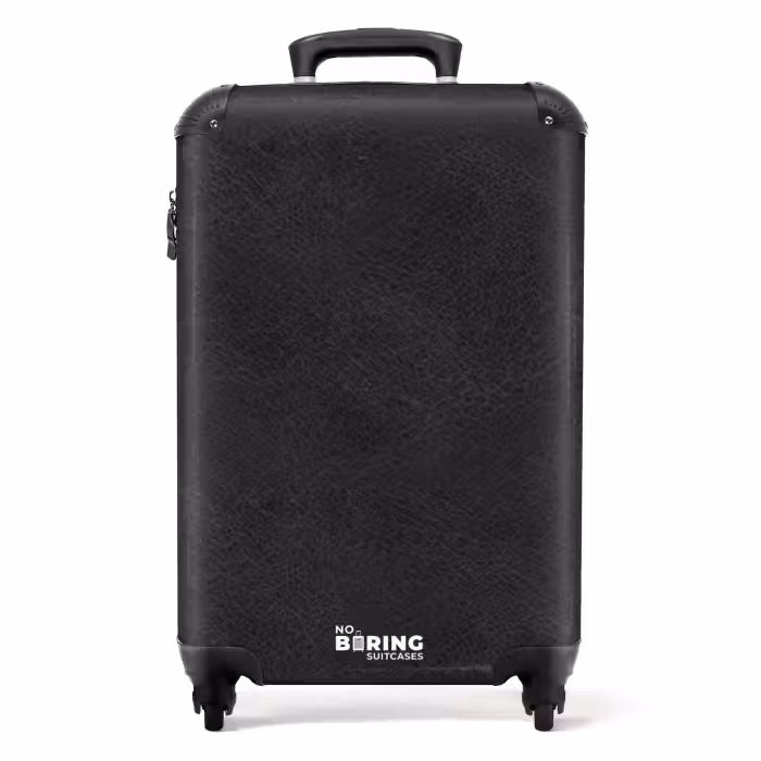 Valise - Cuir noir