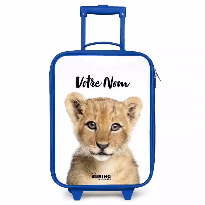 Valise enfant avec nom - Bleu - Winnie Cub