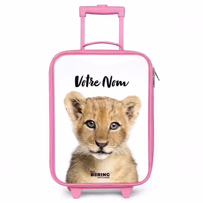 Valise enfant avec nom - Rose - Winnie Cub