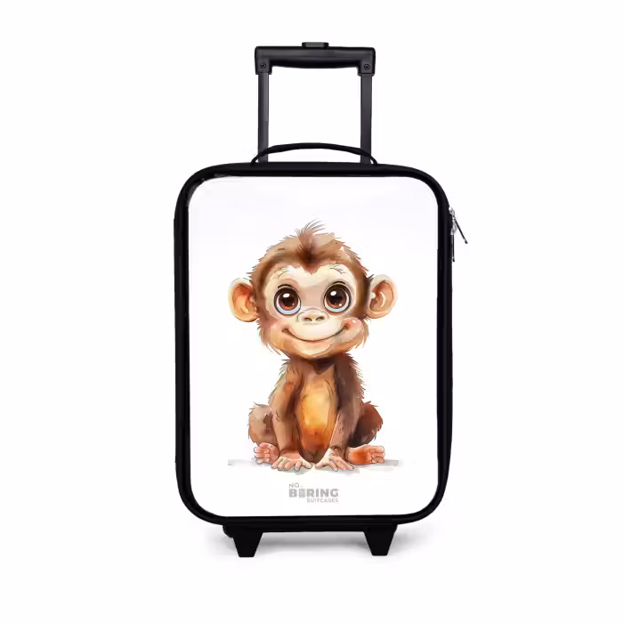 Valise enfant - Noir - Bébé singe