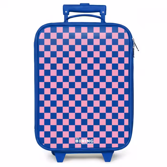 Valise enfant - Blocs - Bleu - Rose