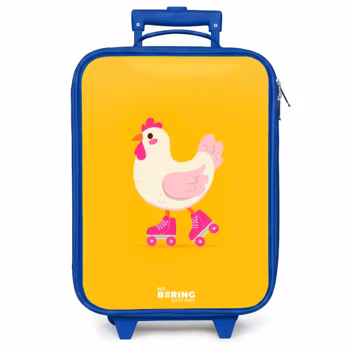 Valise enfant - Kip - Patins à roulettes - Jaune