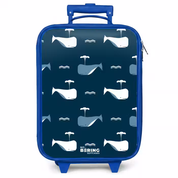 Valise enfant - Le monde des baleines