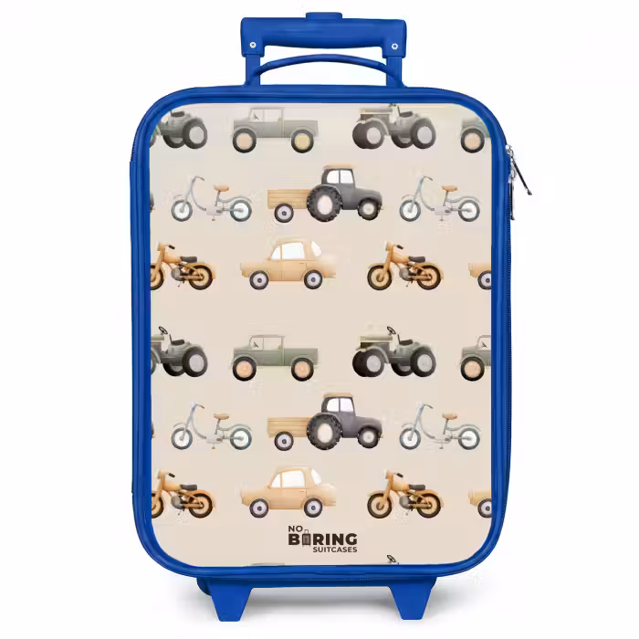 Valise enfant - Motif de véhicule rétro