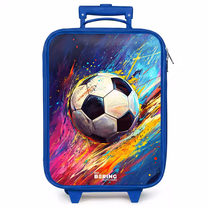 Valise enfant - Néon - Football - Coloré