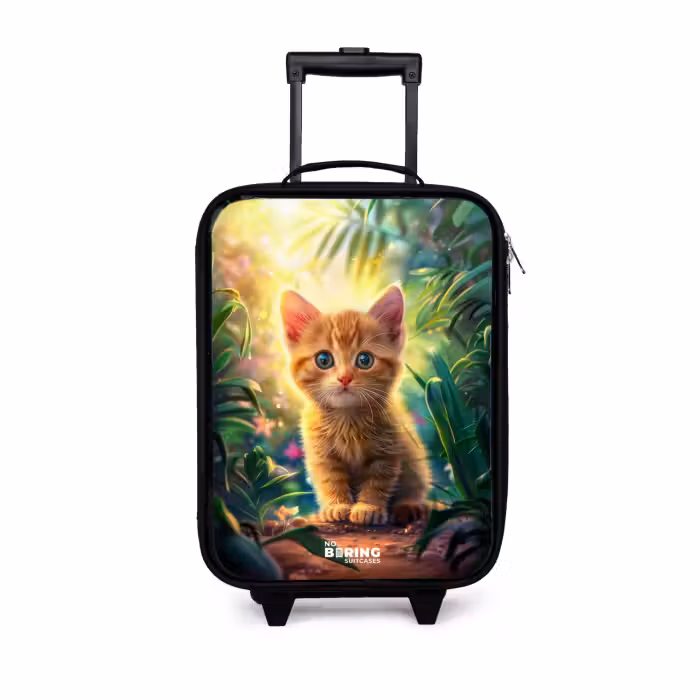 Valise enfant - Noir - Chaton Kees