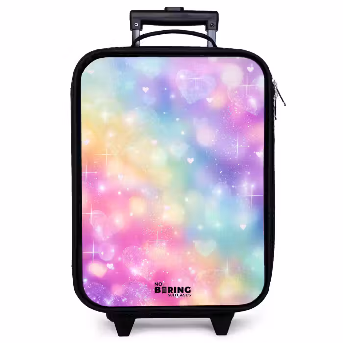 Valise enfant - Lumière - Arc-en-ciel - Cœurs