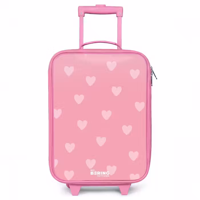 Valise enfant - Rose - Rythme cardiaque