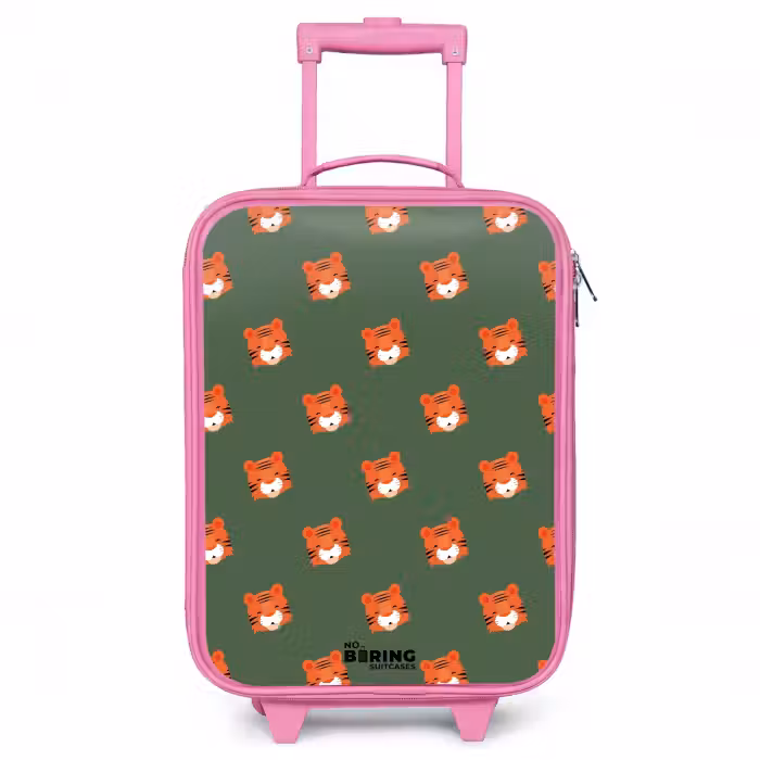Valise enfant - Rose - Tigre turbulent