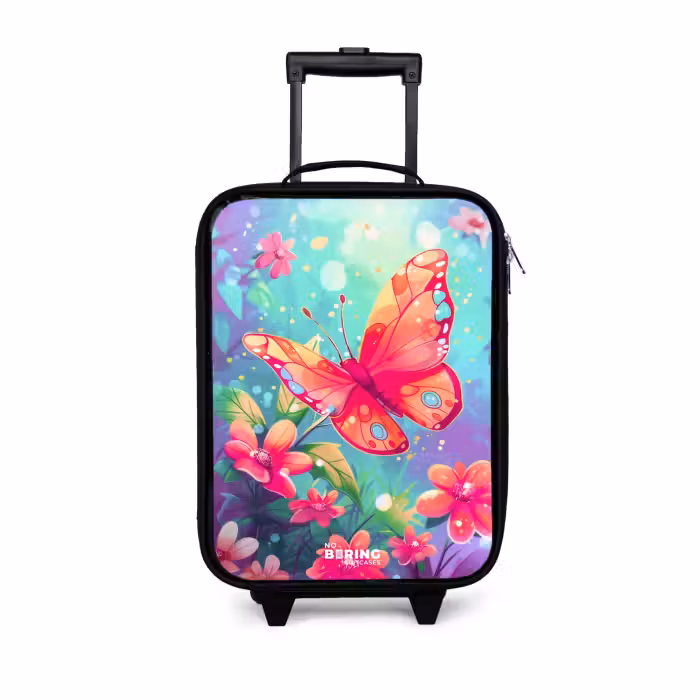 Valise enfant - Superbe papillon