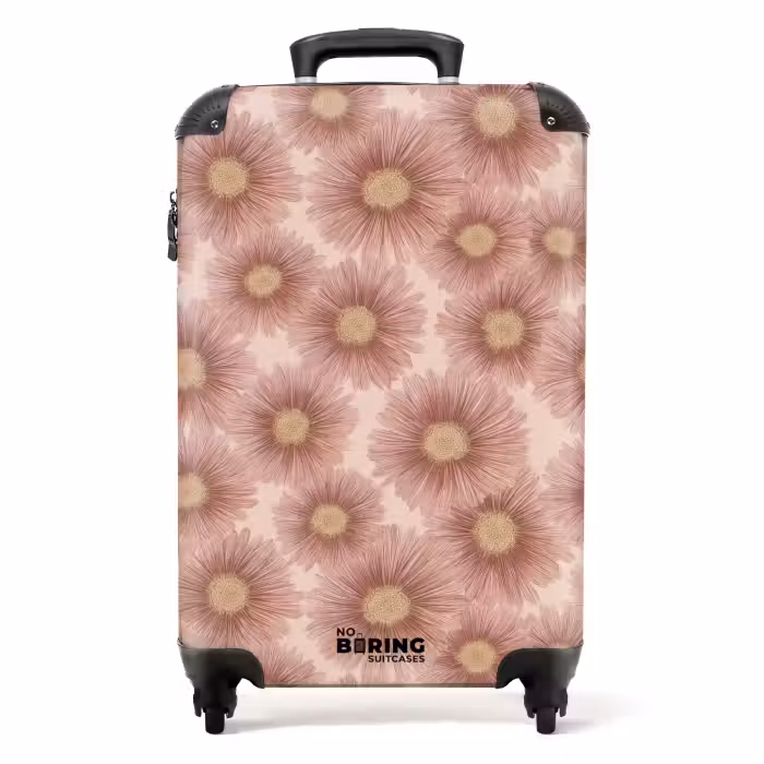Valise - Gerbera - Fleurs - Rose