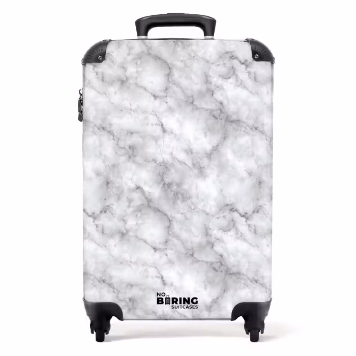 Valise - Gris - Marbre - Classique - Veines