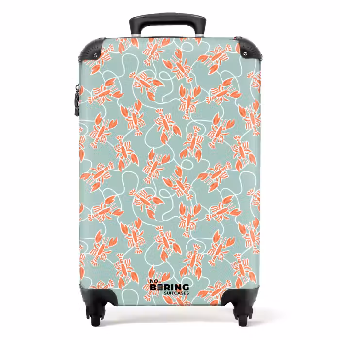 Valise - Kreeft print groen