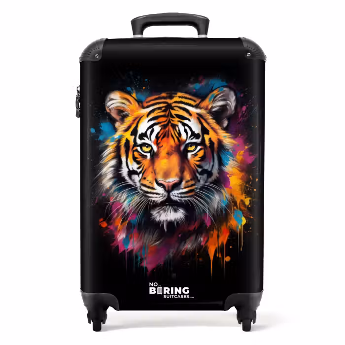 Valise - Le tigre comme œuvre d'art de rue