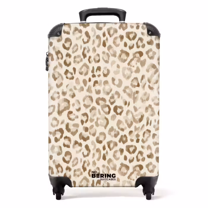 Valise - Léopard - Classique - Beige