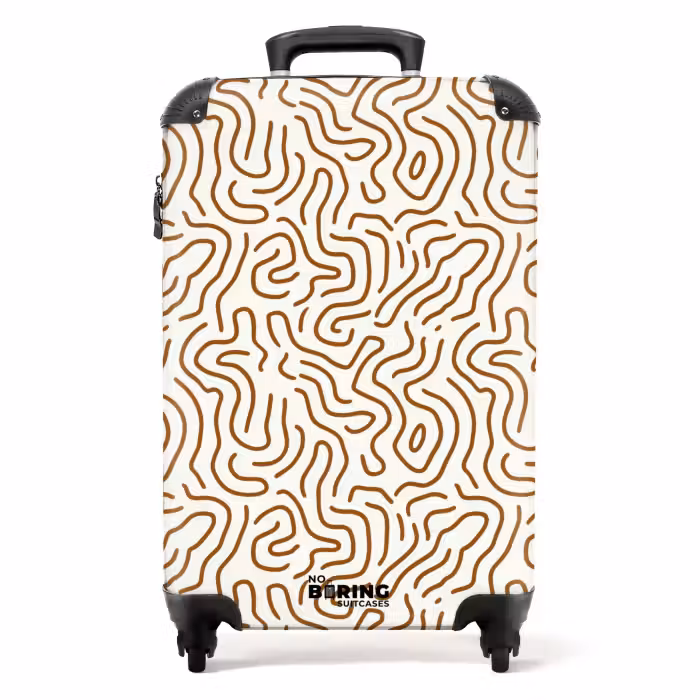 Valise - Minimaliste - Motif - Terracotta